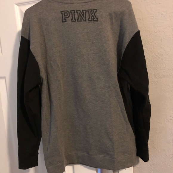 Victoria’s Secret Pink Army Bling half zip - Picture 2 of 3
